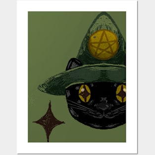 Bub, The Familiar Cat | Sticker Version Posters and Art